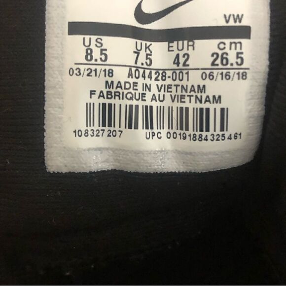 Nike Air Max Infuriate 2  A04428-001 Mid Black Camo Low Top Shoes Men’s Size 8.5 - Picture 6 of 6